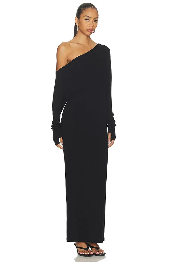 Knit Slouch Maxi Dress