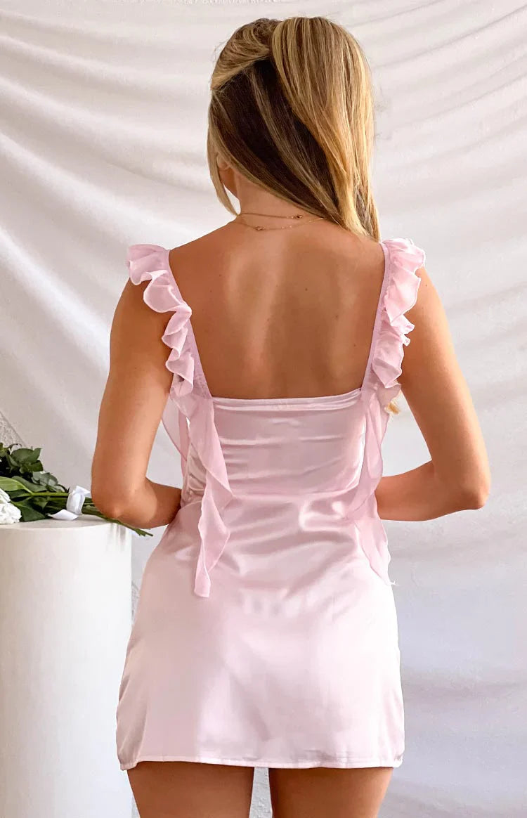 Joyce Pink Mini Dress