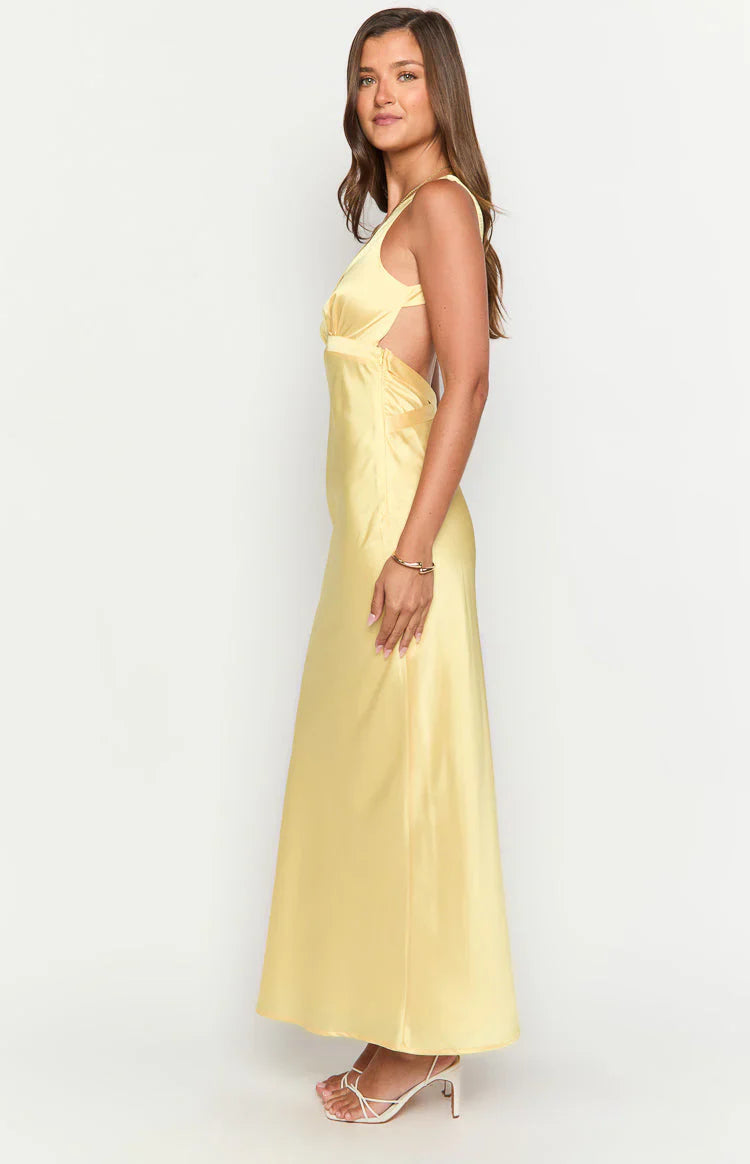 Andison Yellow Maxi Dress