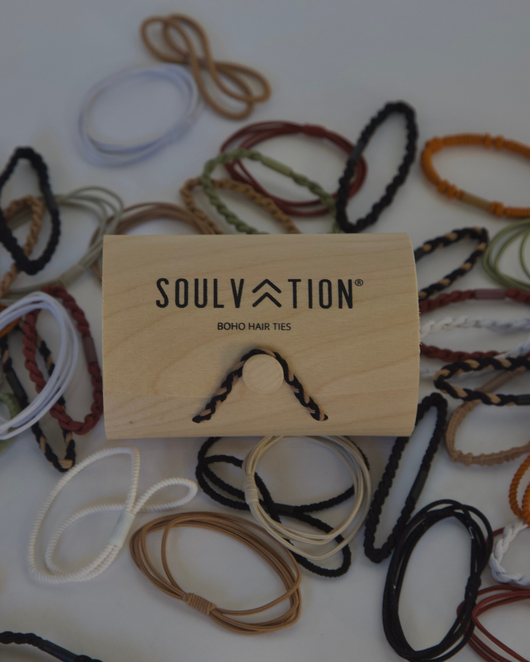 Boho Hair Tie 36 Pack & Carrying Case