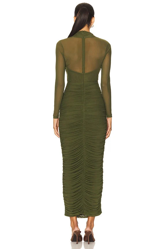 Aliyah Long Midi Dress