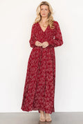 Anya Maxi Dress | Crimson Print