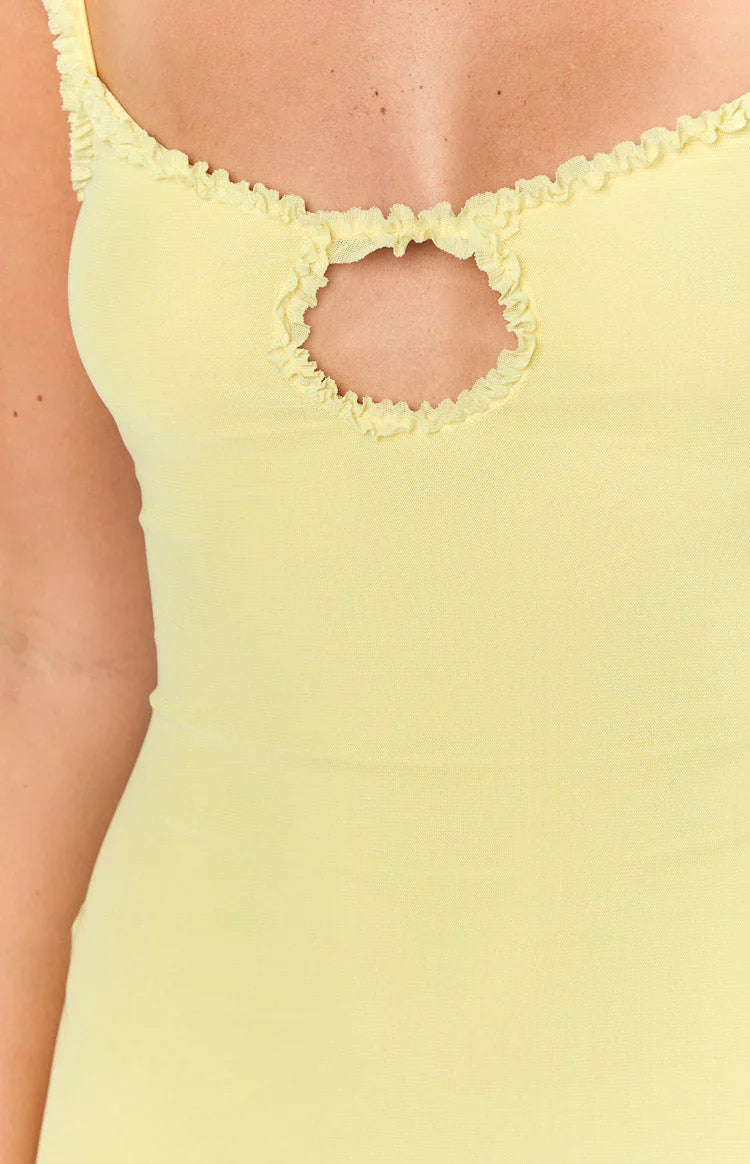 Jorja Yellow Mini Dress