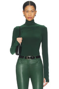 Slim Fit Long Sleeve Turtle Top
