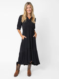 Rebecca ButterSoft Midi Dress - Black