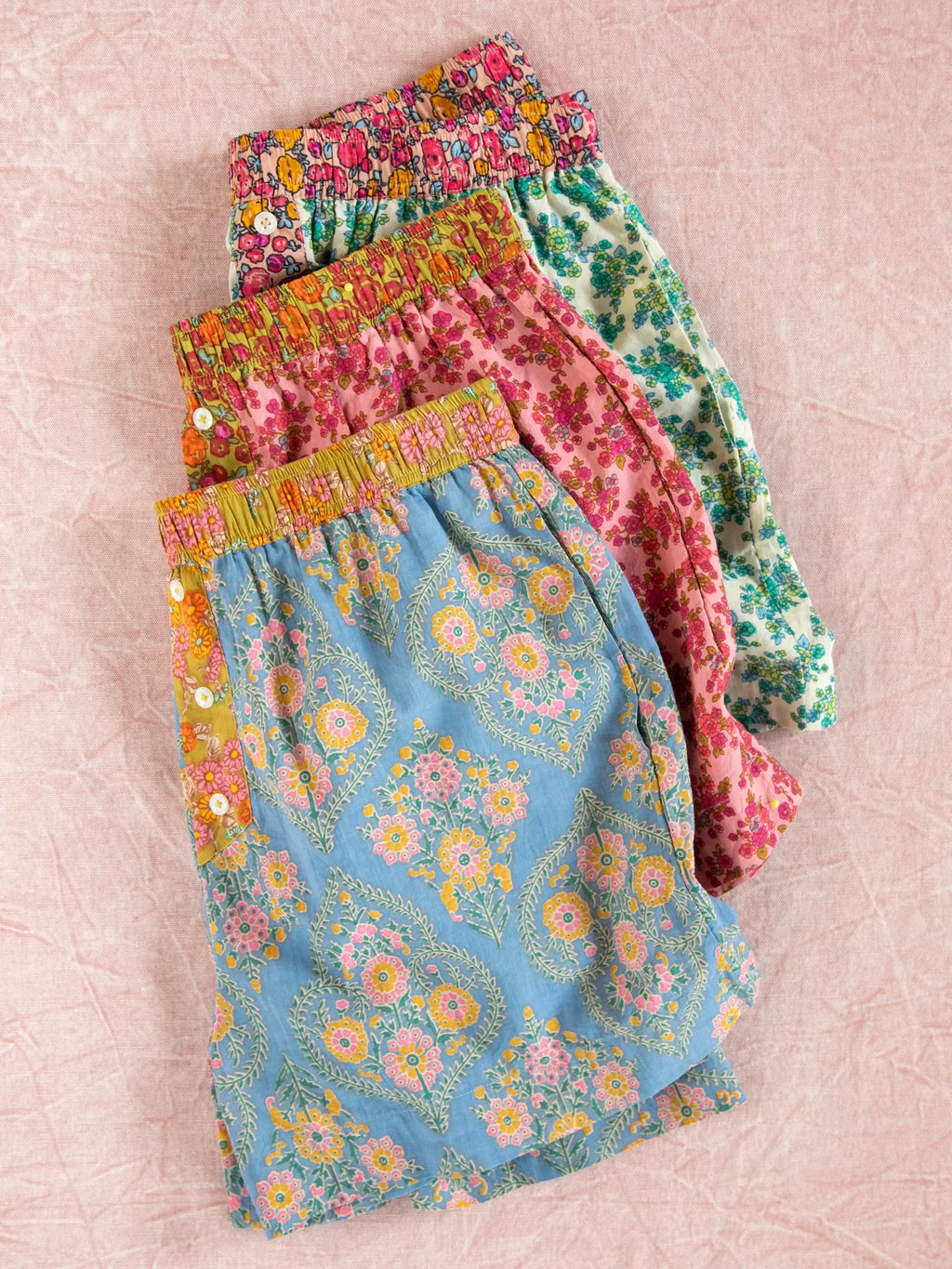 Dream On Cotton Boxer Shorts - Blue Willow Medallion