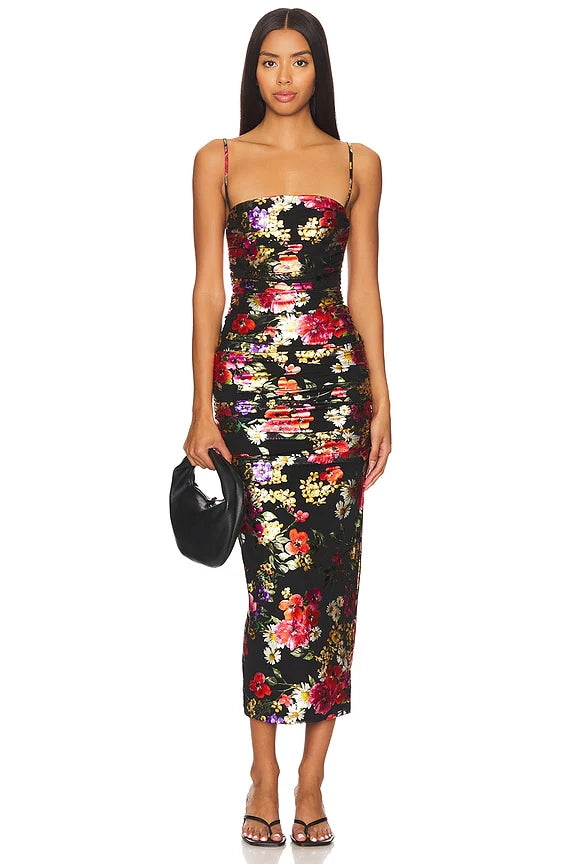 Electric Midi Dress