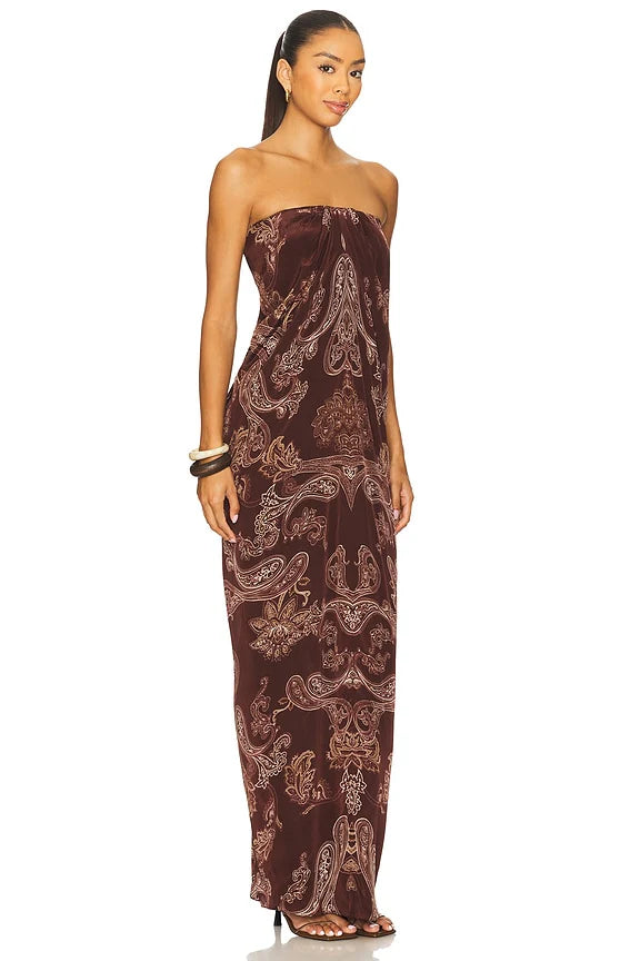 Off Shoulder Maxi Dress