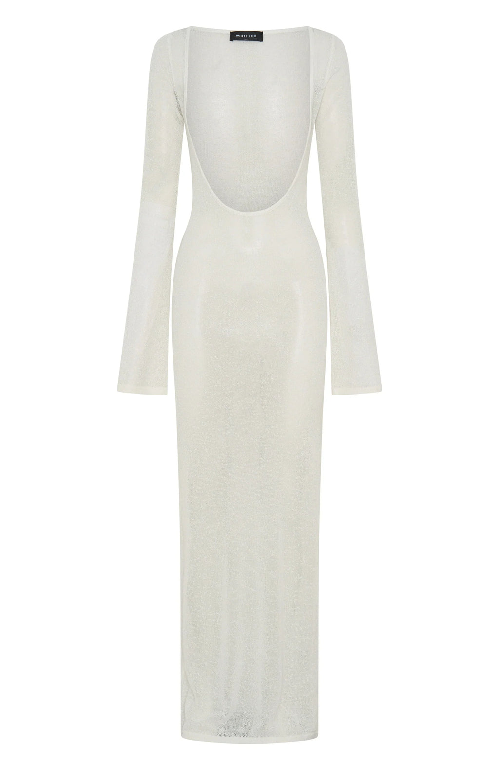 Malta Mermaids Long Sleeve Maxi Dress White