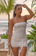 Hadlee White Strapless Mini Dress