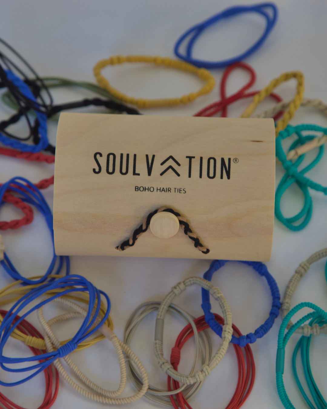 Boho Hair Tie 36 Pack & Carrying Case