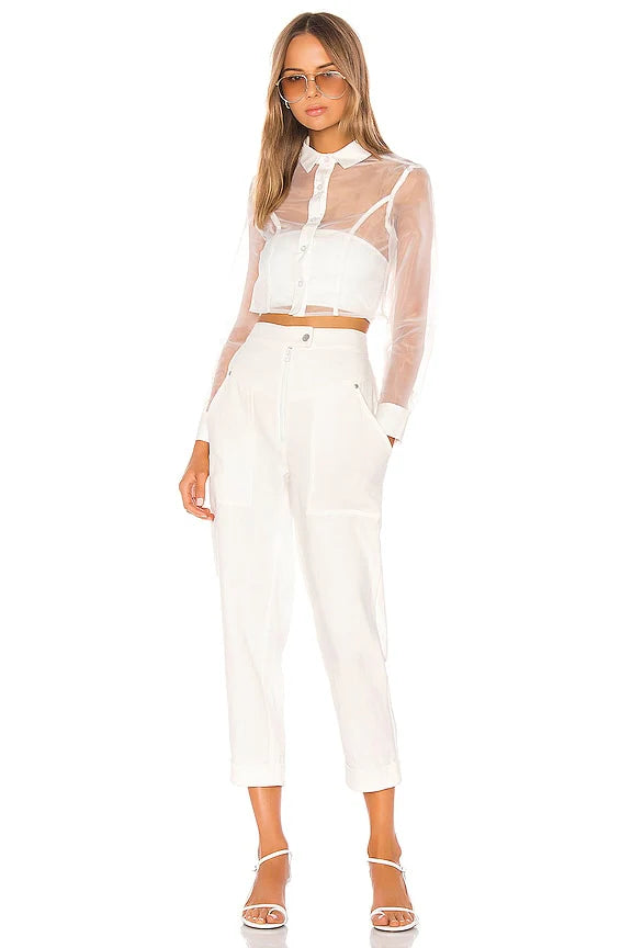 Helena Button Up Top