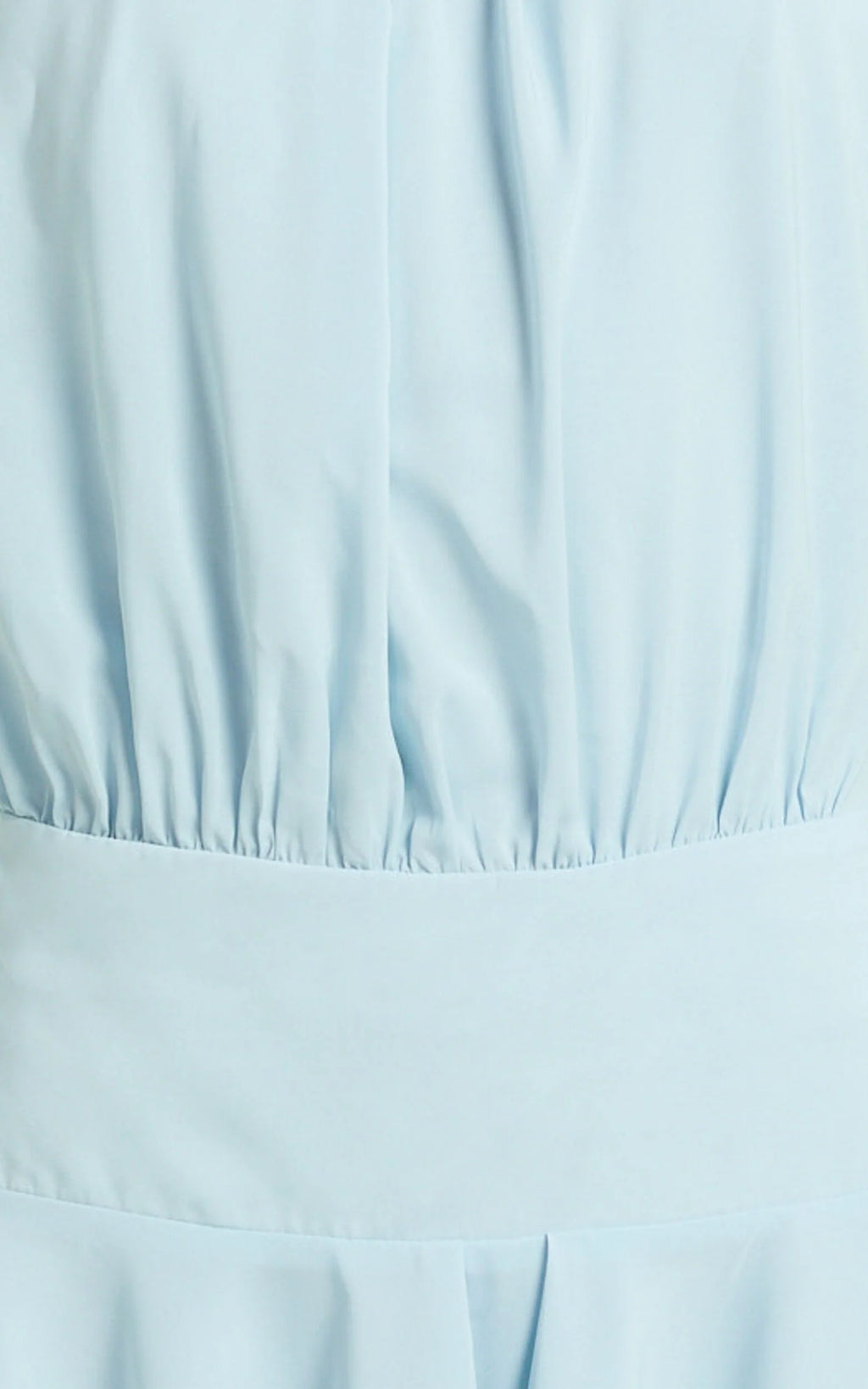 Bryonie Mini Dress - Backless Halter Dress in Pale Blue