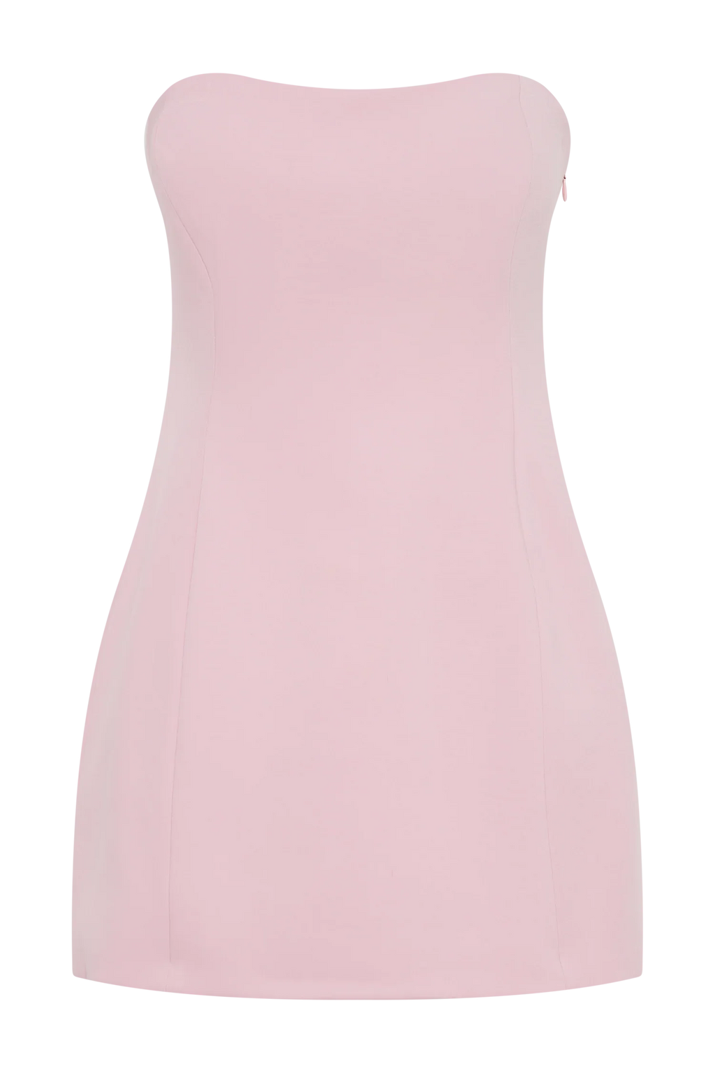 Neeka Strapless Bow Back Mini Dress - Pink