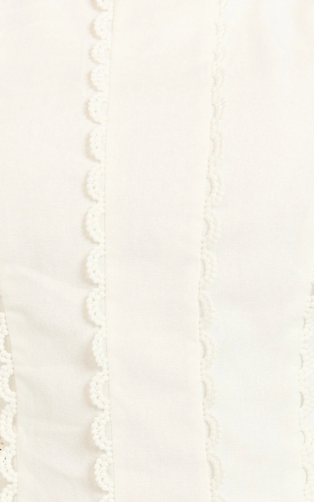 Laila Mini Linen Dress - High Neck Side Cut Out Puff Sleeve Straight Dress in Off White