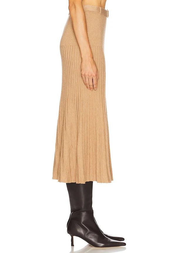 Rory Pleated Midi Skirt