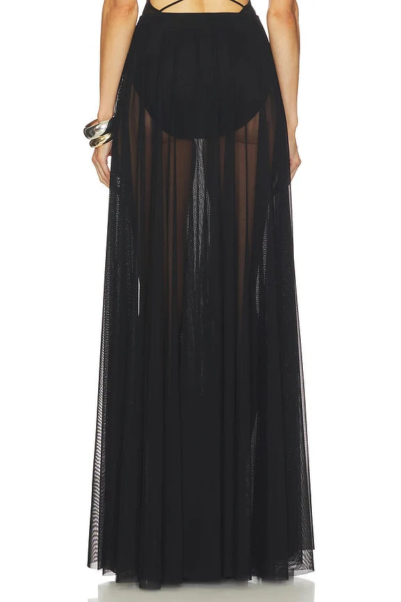 Flared Skirt To Floor