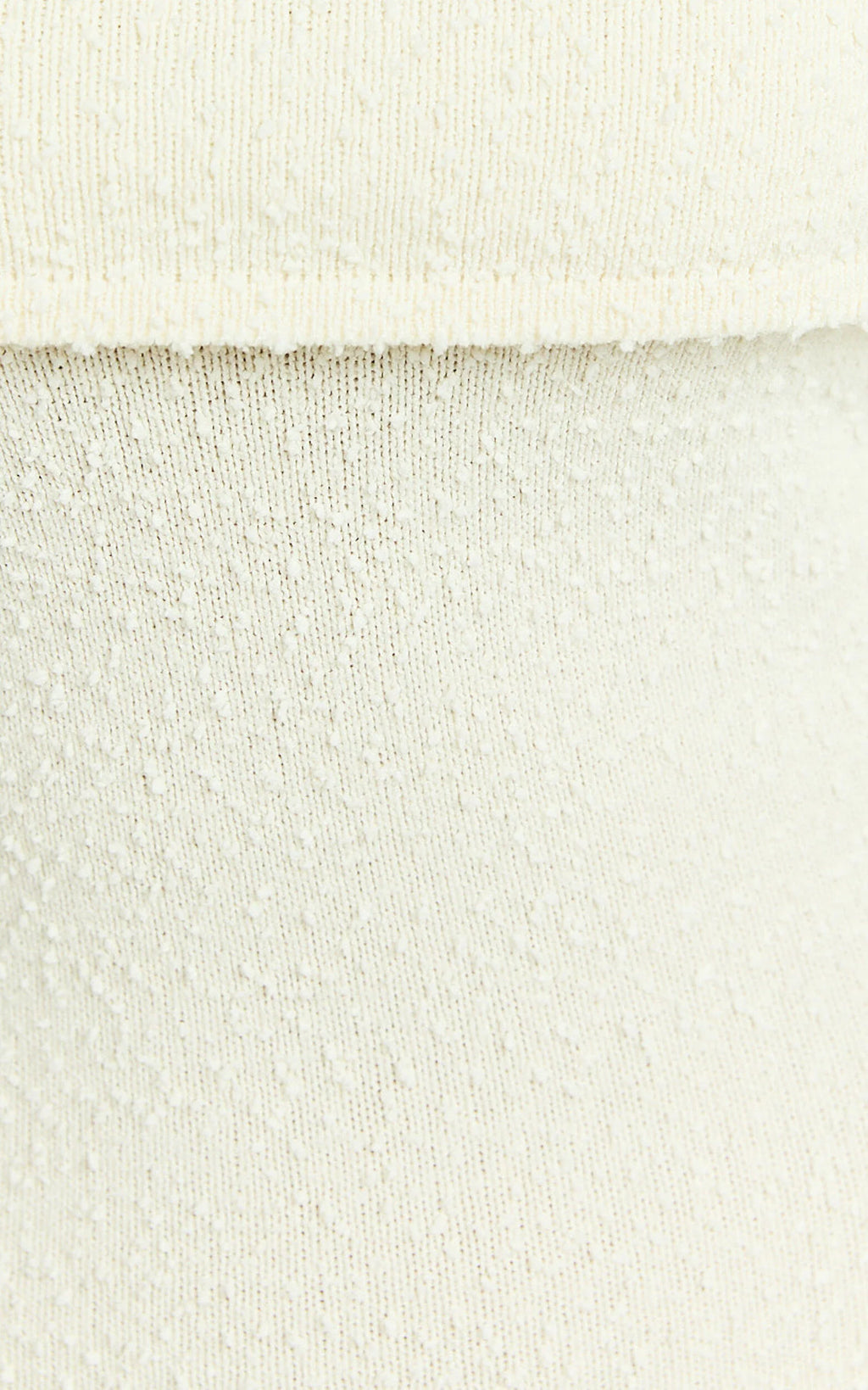 Pietra Maxi Dress - Knit Off Shoulder Dress in Cream