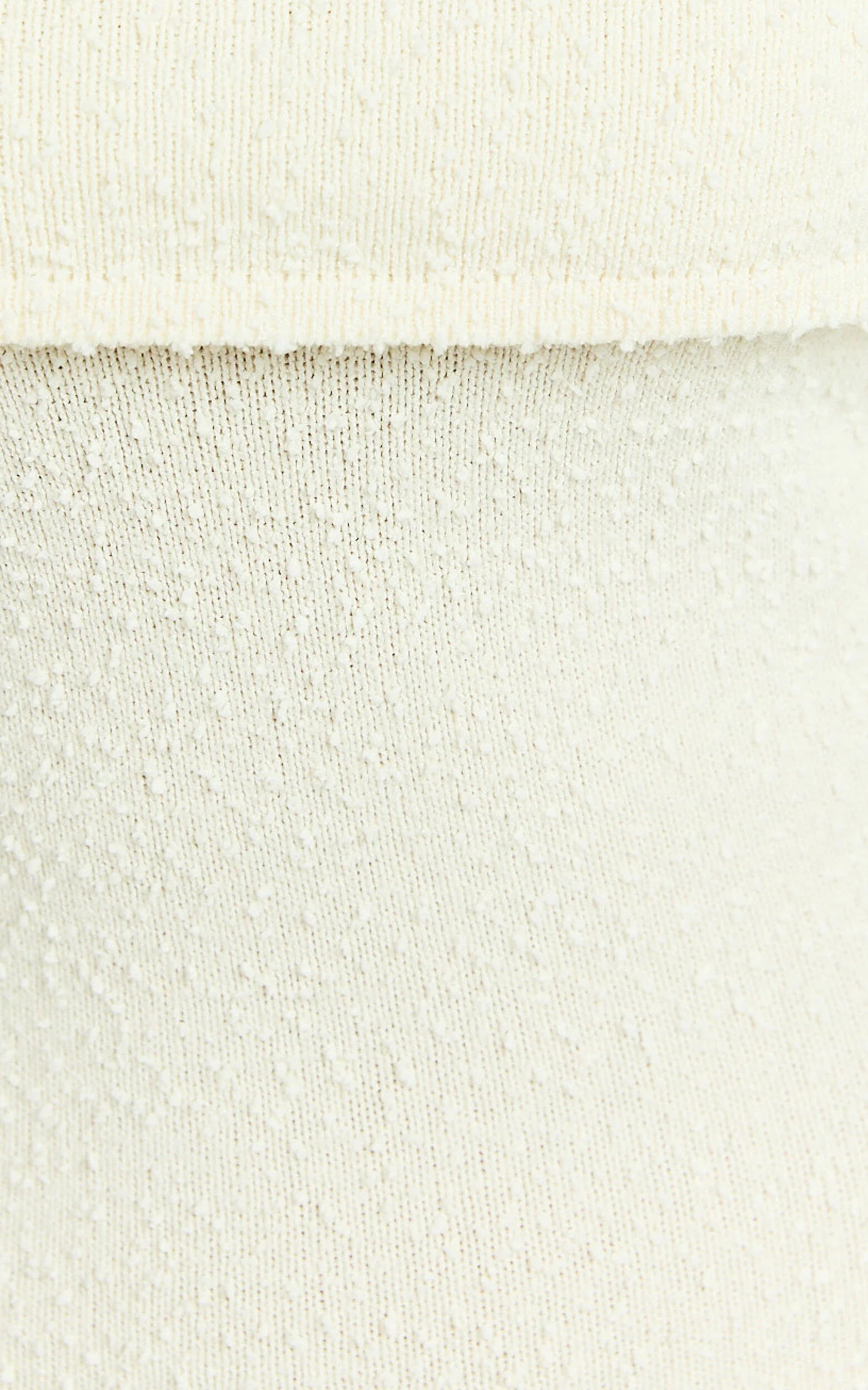 Pietra Maxi Dress - Knit Off Shoulder Dress in Cream