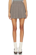 Irina Ponte Pleated Mini Skirt