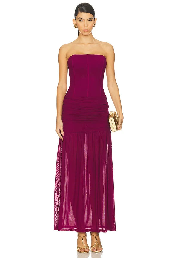 Lillie Corset Maxi Dress