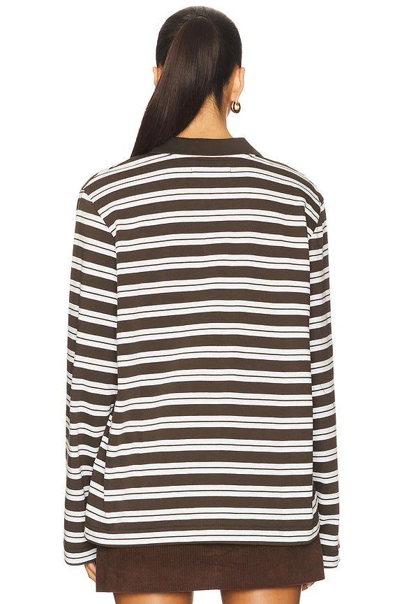 Sadover Longsleeve Polo Top