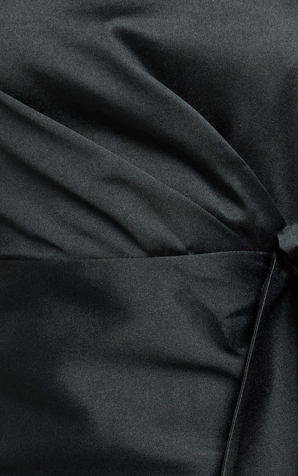 Jayce Mini Dress - Strapless Drape Dress in Black