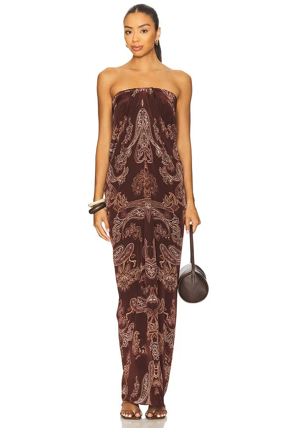 Off Shoulder Maxi Dress