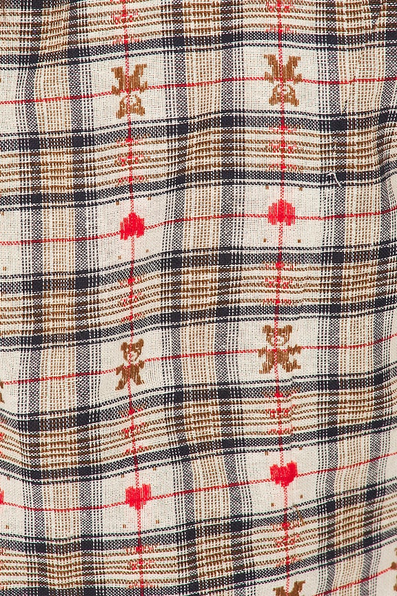 Liana Plaid Top