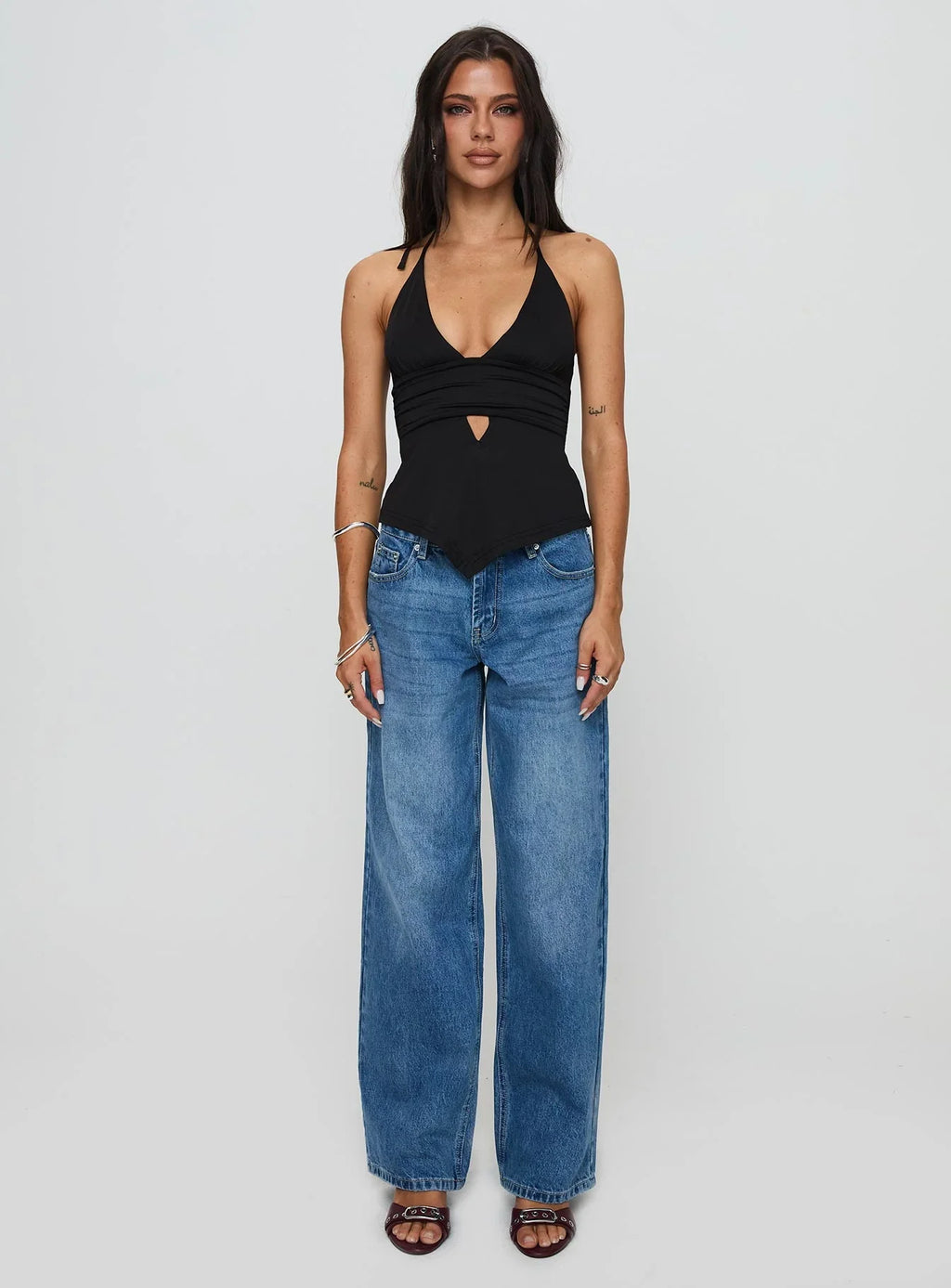 Averee Halter Top Black