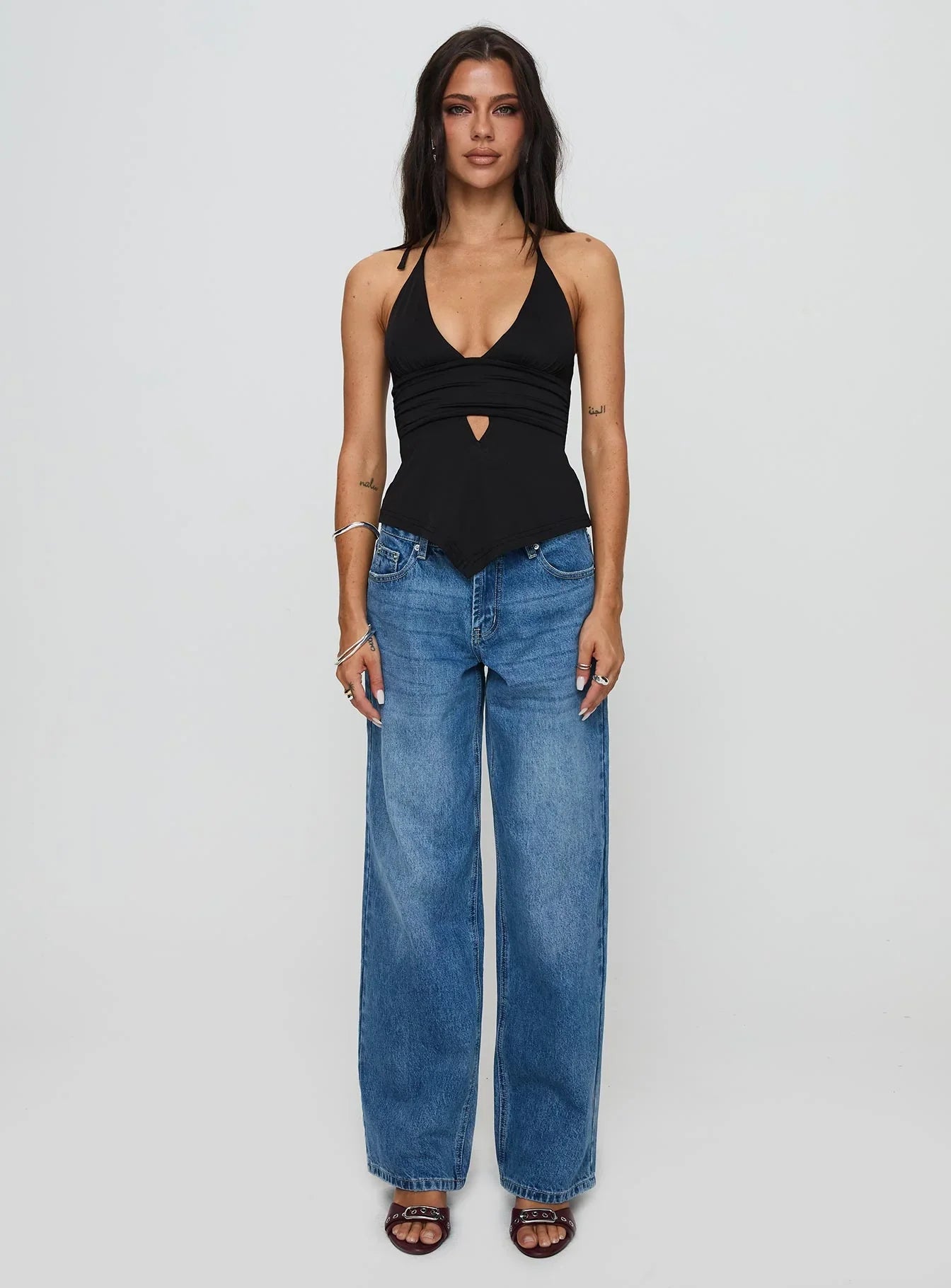 Averee Halter Top Black
