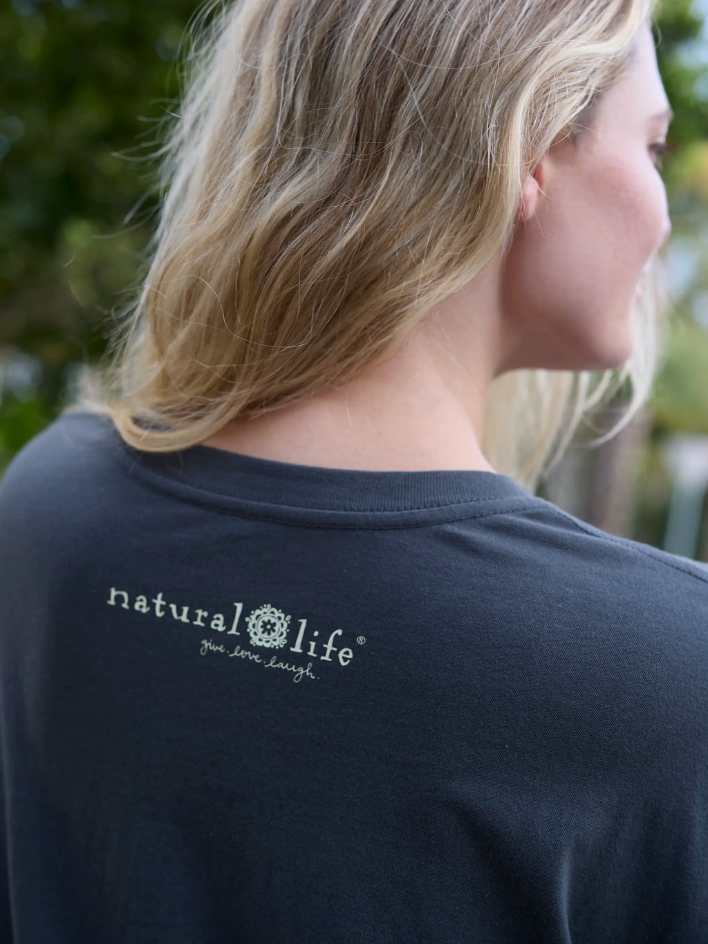 NL Logo Tee - Charcoal Boyfriend Fit