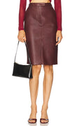 Phenix Faux Leather Skirt