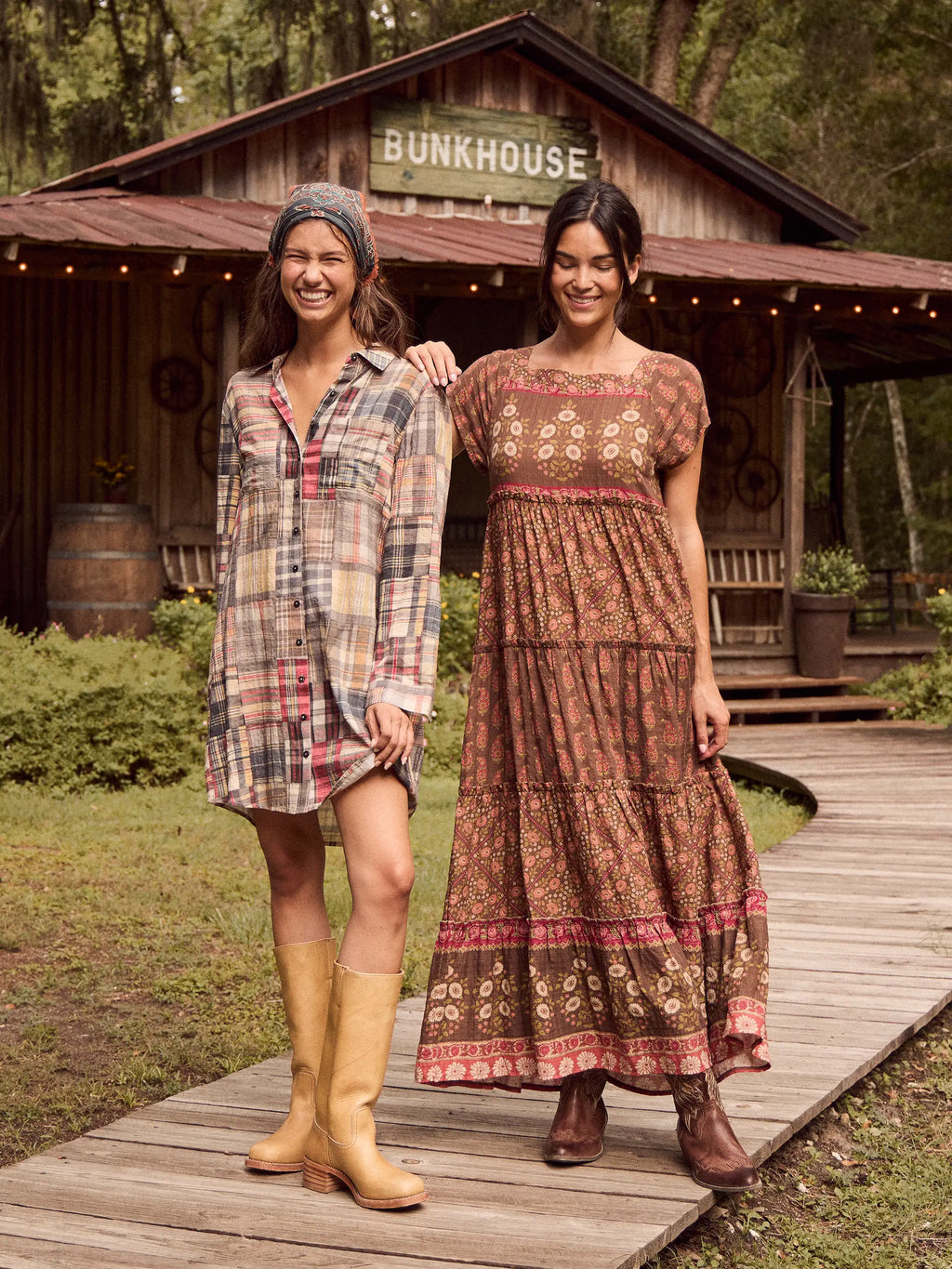 Rocky Mini Dress - Greenfield Madras Multi
