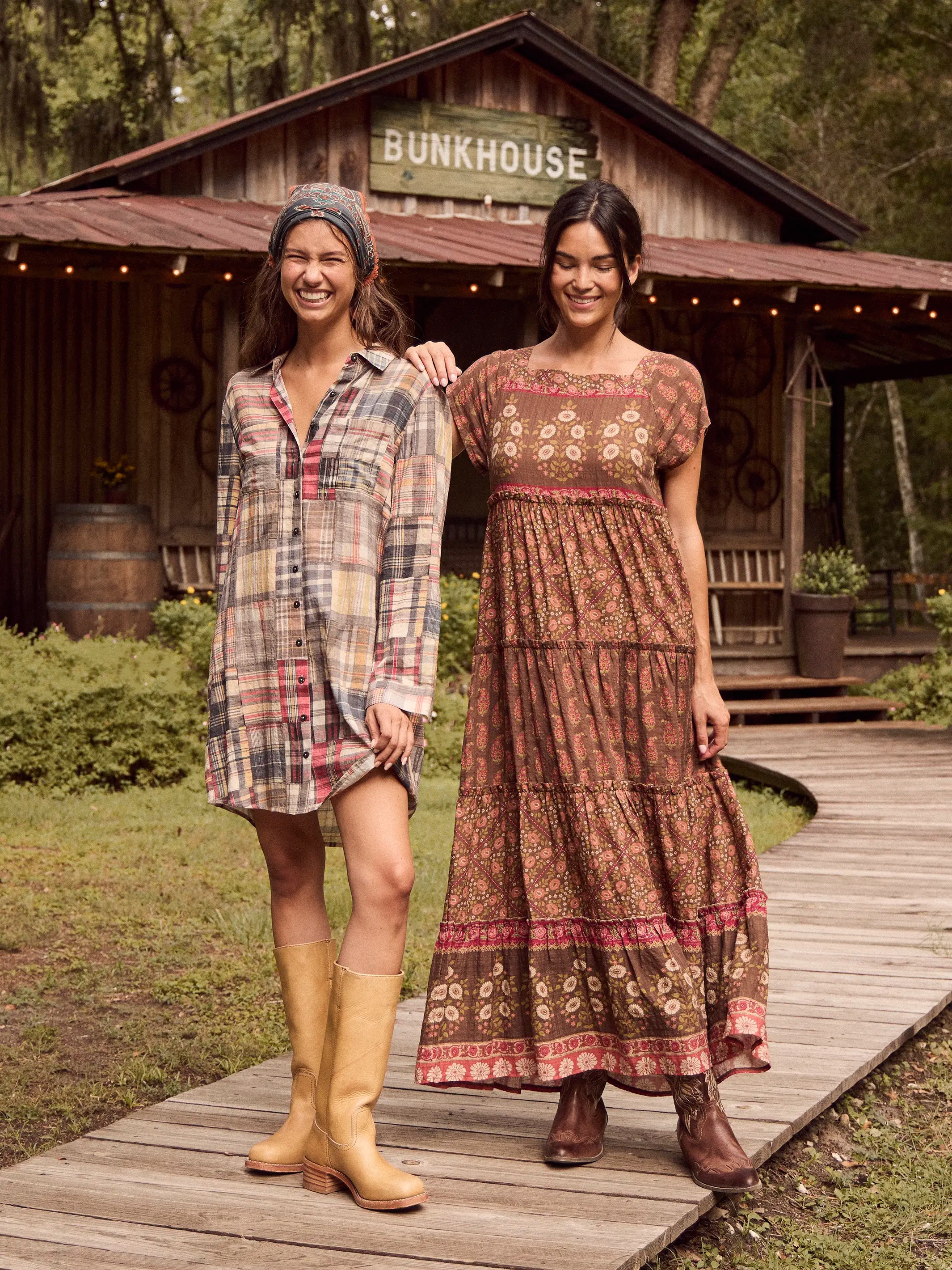 Rocky Mini Dress - Greenfield Madras Multi