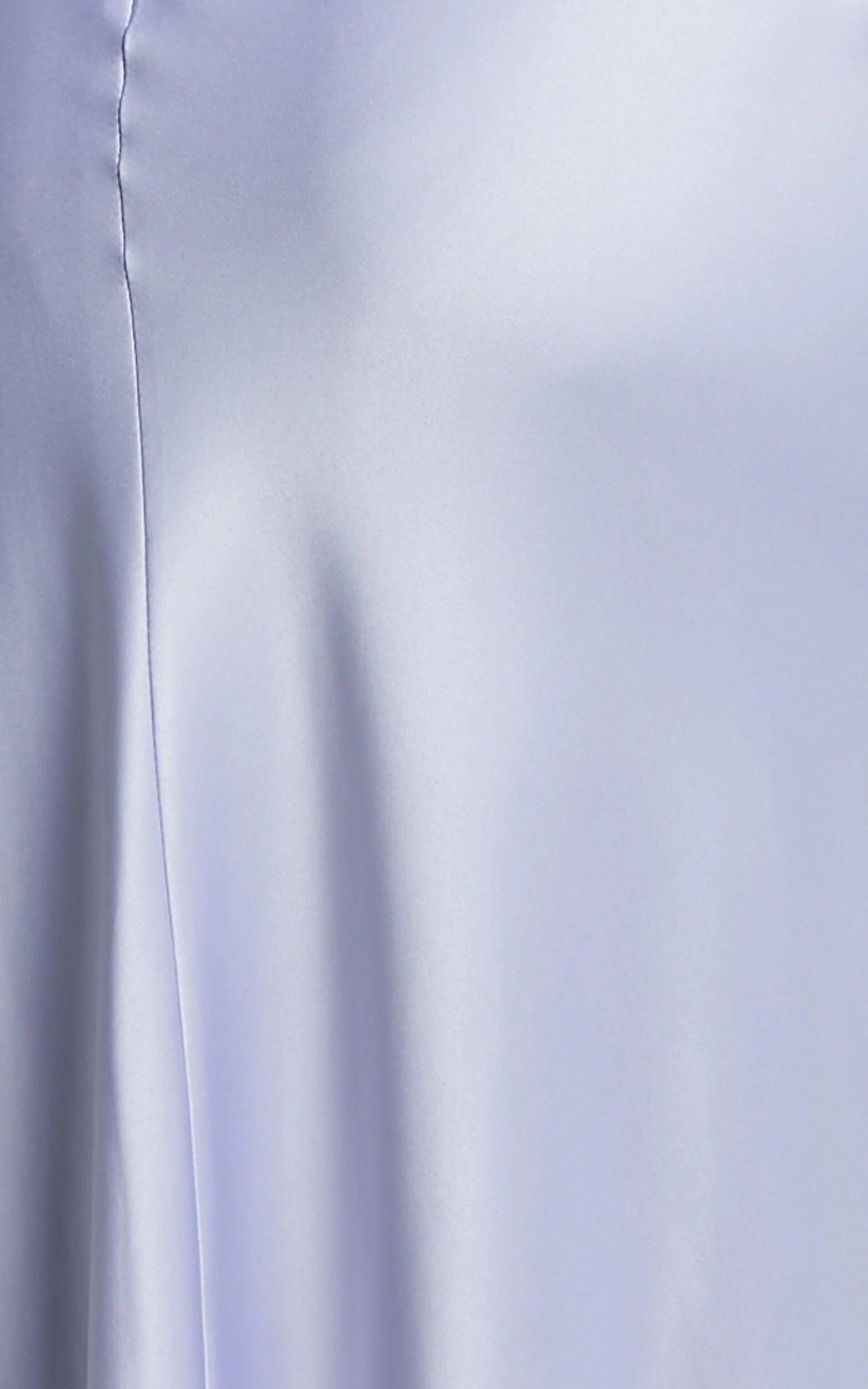 Cecilia Midi Dress - Cowl Neck Satin Bias Cut Dress in Lilac