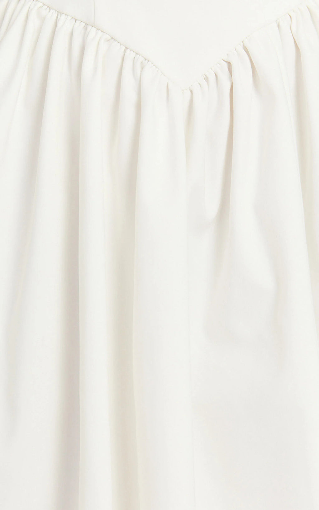 Helda Midi Dress - Halter Tie Neck Corset Panel Dress in Off White