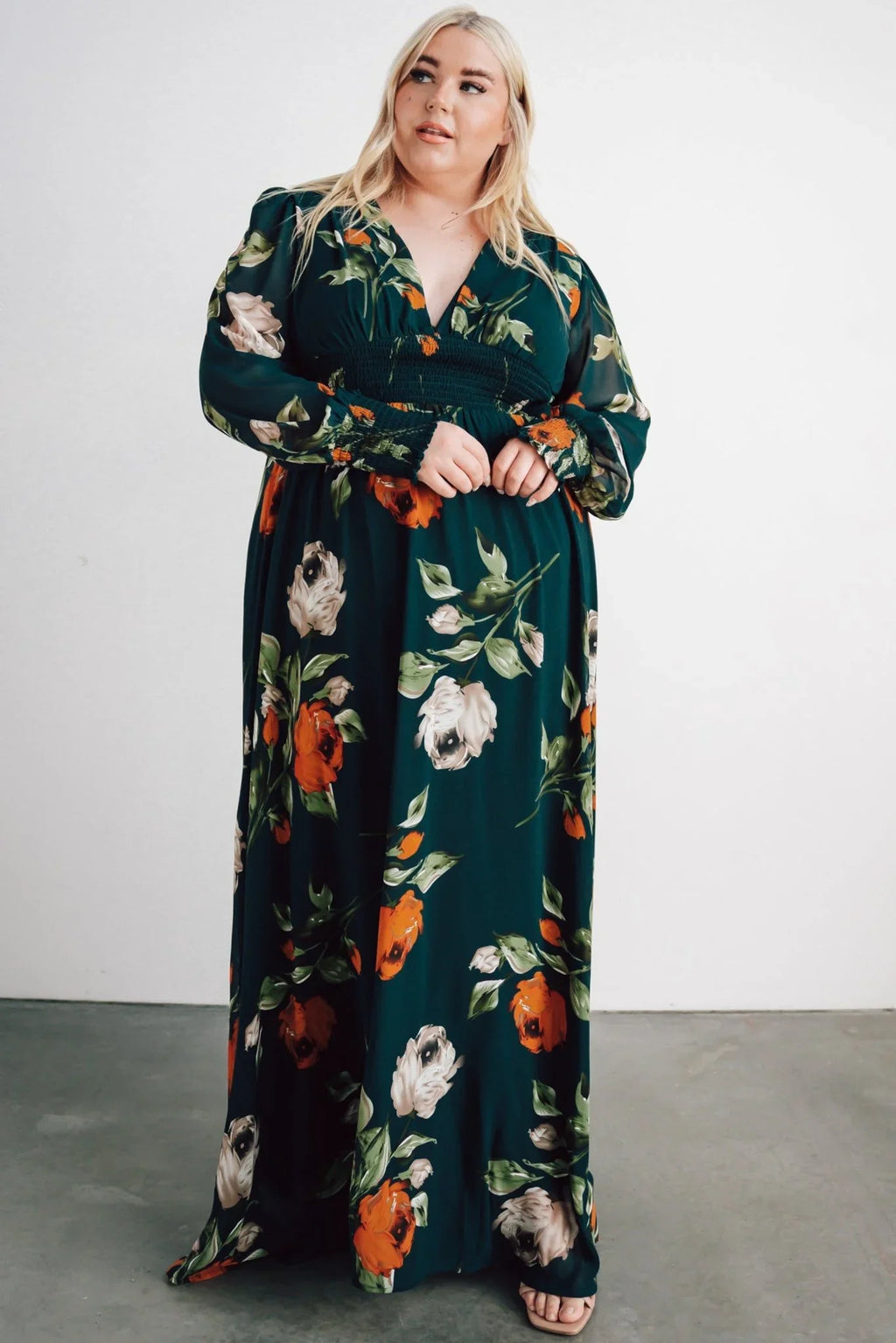 Olivia Maxi Dress | Deep Topaz Floral