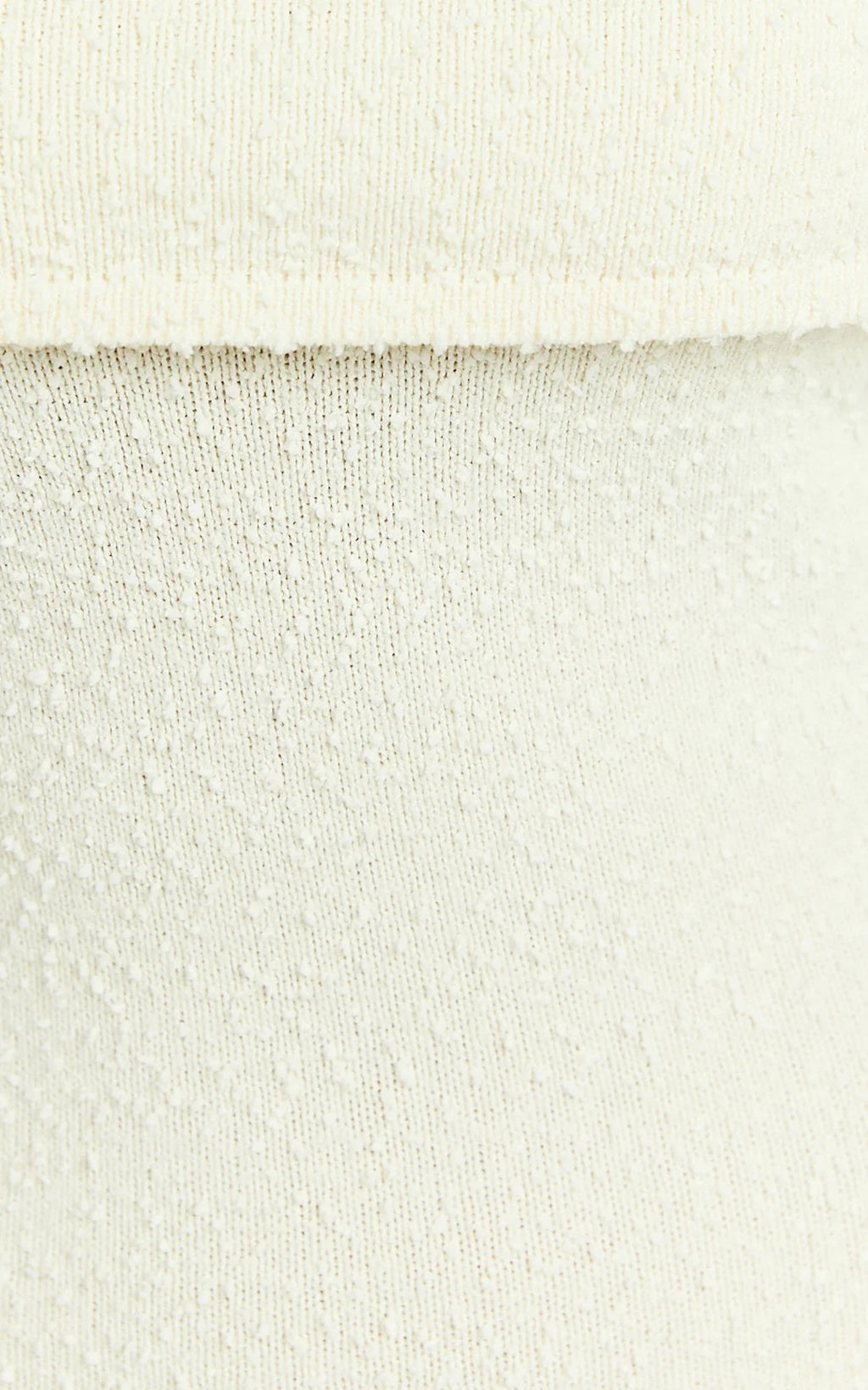 Pietra Maxi Dress - Knit Off Shoulder Dress in Cream