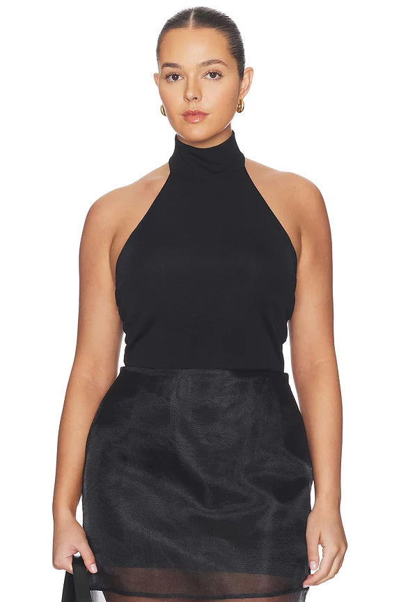Claudette Halter Knit Top