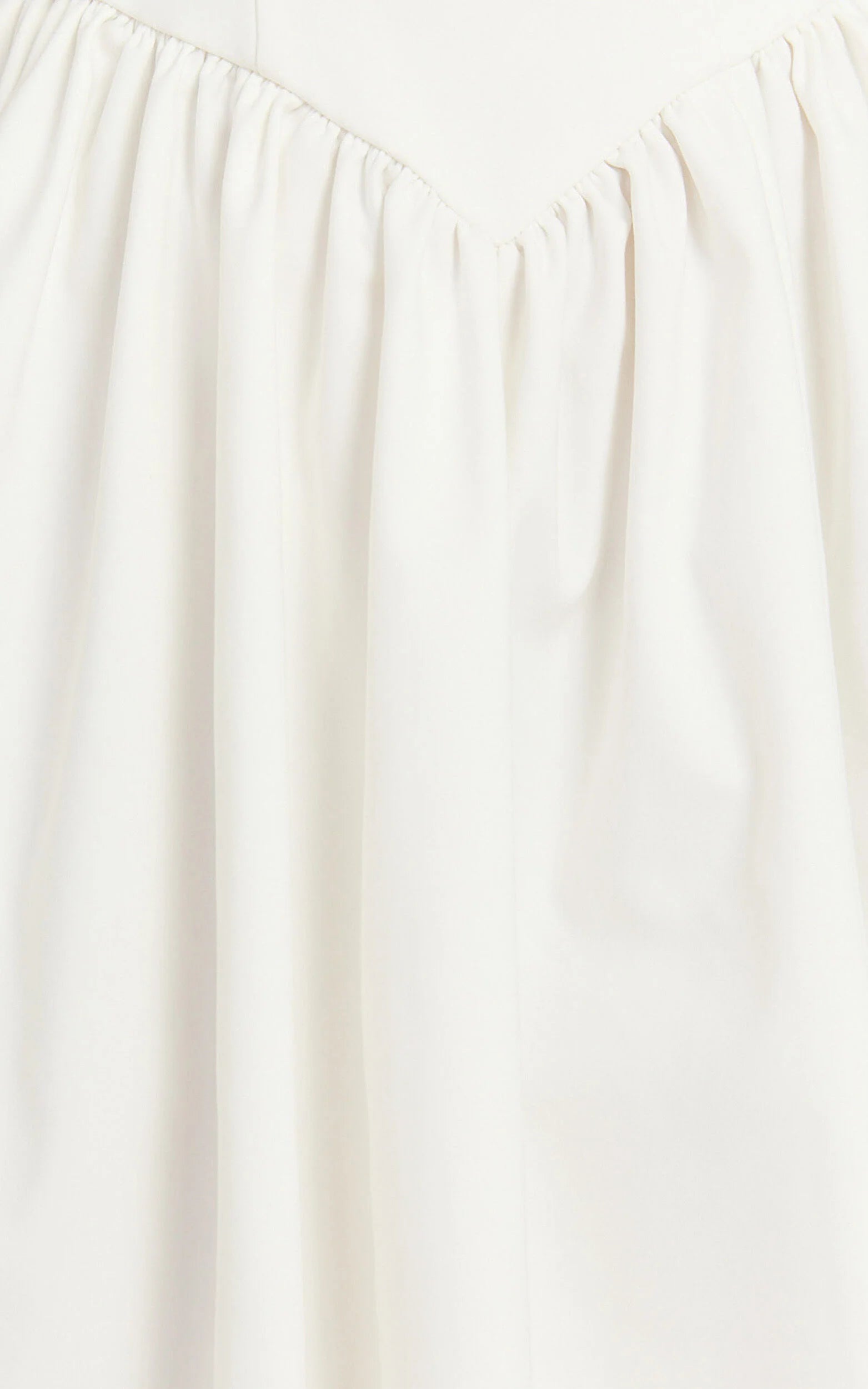 Helda Midi Dress - Halter Tie Neck Corset Panel Dress in Off White