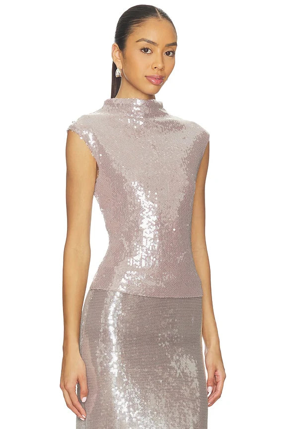 Sabrina Sequin Top