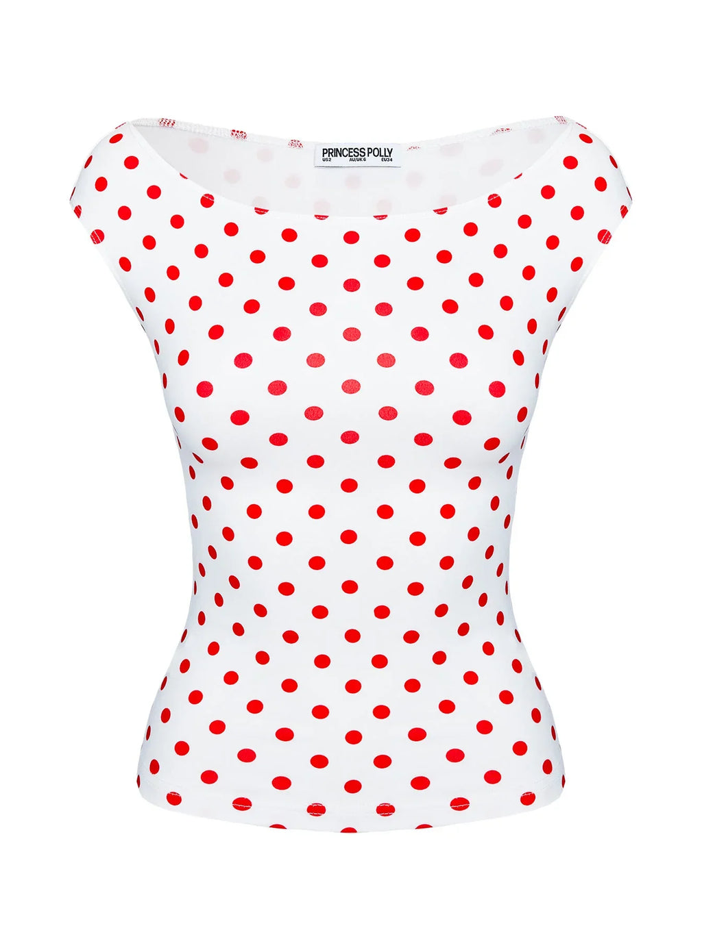 Cheirosa Off Shoulder Top White / Red