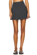Pleated Mini Skirt