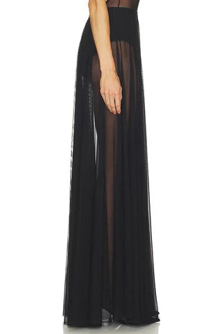 Flared Skirt To Floor