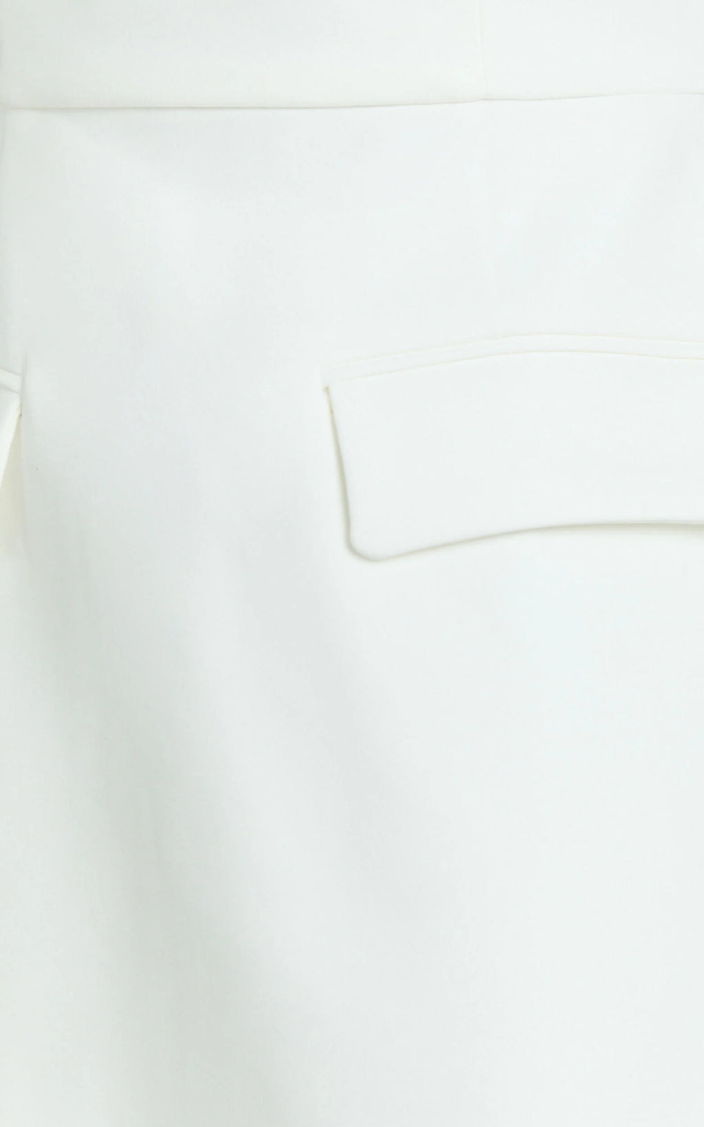Garrett Mini Dress - Square Neck Fit And Flare Dress in White