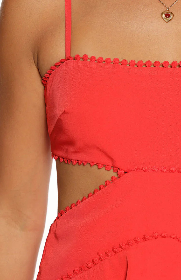 Josie Red Mini Dress