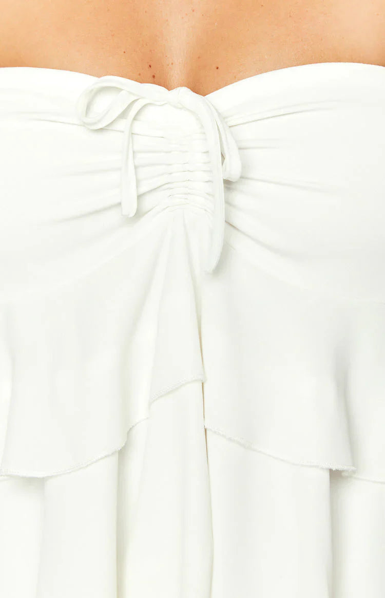 Miller White Strapless Mini Dress