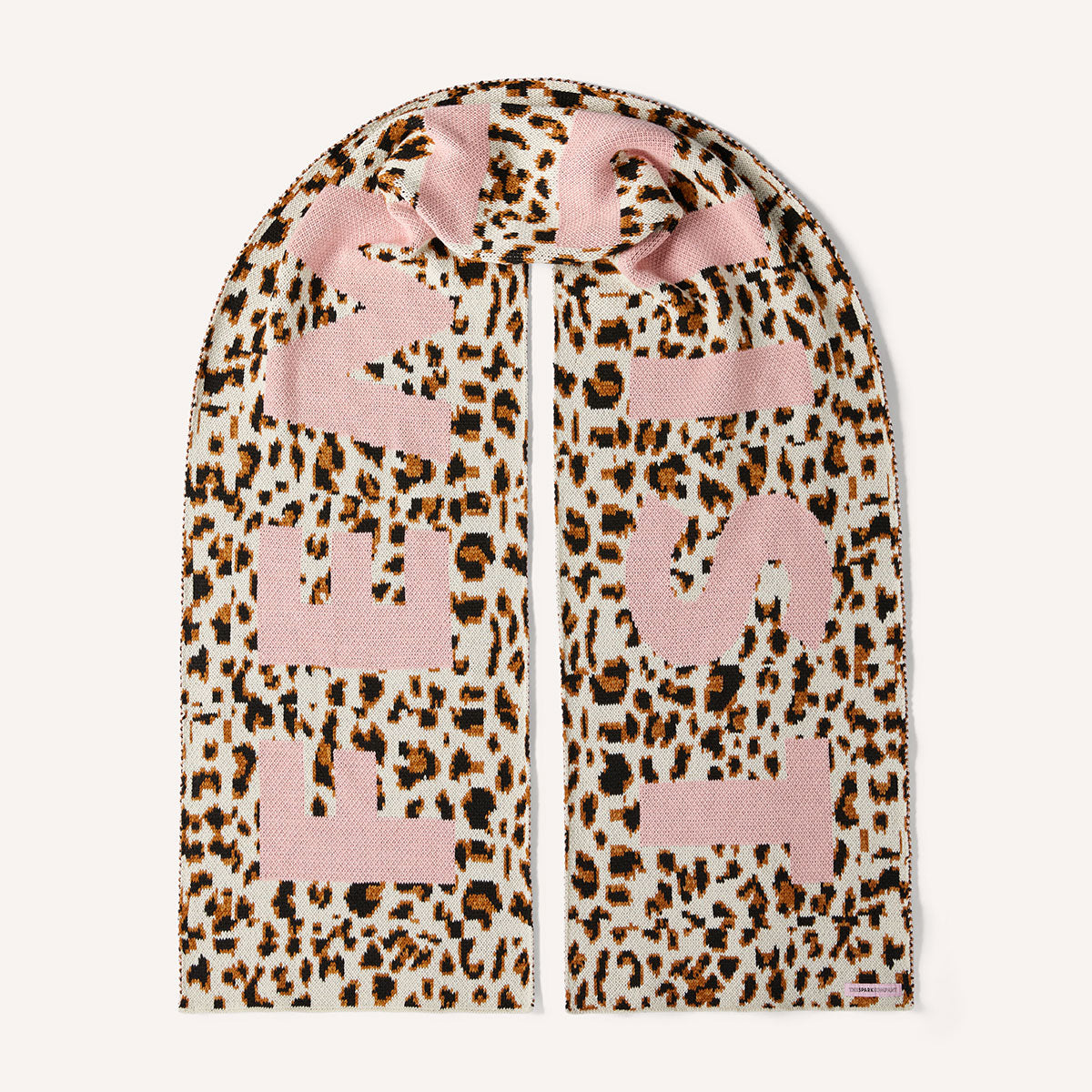 Animal Print 'Feminist' Giant Scarf