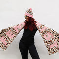 Animal Print 'Feminist' Giant Scarf